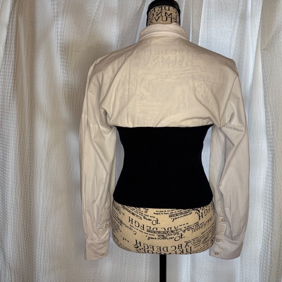 Maeve Long-Sleeve Ruched Tube Twofer Sweater from Anthropologie Size XS - Picture 12 of 12